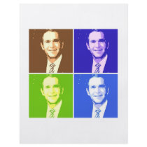 George Bush Pop Art Flyer Design