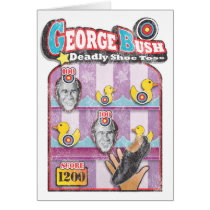 George Bush - Shoe Throw Attack! Cards