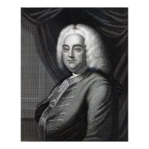 George Frederic Handel, engraved by Thomson posters