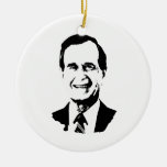 George H Bush Gear Christmas Tree Ornament