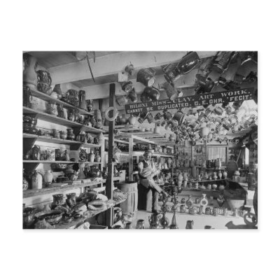 George Ohr Pottery Shop, 1901 Postcard by Photoblog