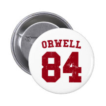 George Orwell 1984 Jersey Button