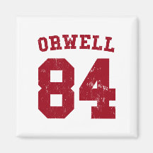 George Orwell 1984 Jersey Magnet