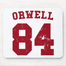 George Orwell 1984 Jersey Mousepad