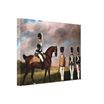 George Stubbs - Soldiers of the 10th Regiment Gallery Wrap Canvas