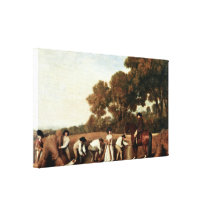 George Stubbs - The grain harvest Canvas Prints