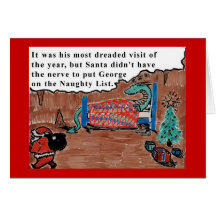 George the Dragon Greeting Card