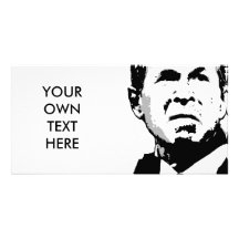 George W Bush 3 Photo Card Template