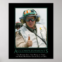 George W Bush Demotivational Print