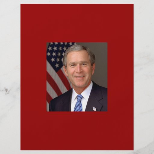George W. Bush Flyer Design