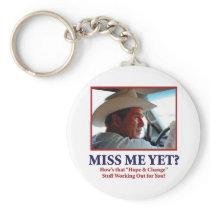 George W Bush - Miss Me Yet Keychain