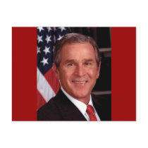 George W Bush Post Card