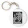 George W Bush silhouette Keychain