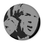 George W Bush silhouette Fridge Magnets