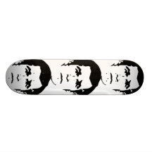 George W. Bush Stencil Skate Board