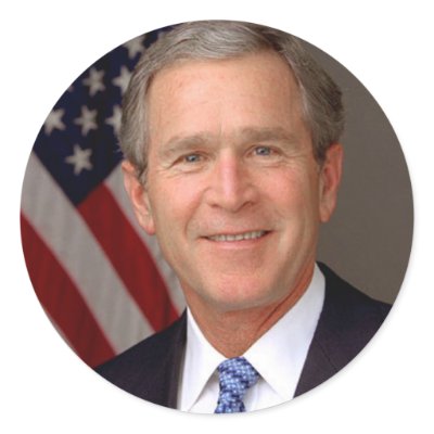 George W. Bush Stickers by SpeakYourMind