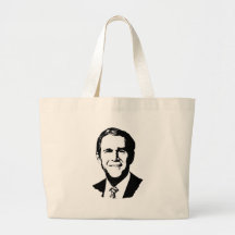 George W Bush T-shirt Tote Bags