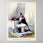 George Washington à la prière Poster