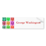 George Washington Abstract Bumper Stickers