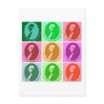 George Washington Abstract Post Card