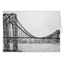 George Washington Bridge Greeting Card
