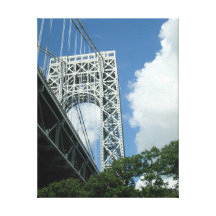 George Washington Bridge NY side Wrapped Canvas Stretched Canvas Prints