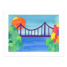 George Washington Bridge Postcard