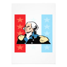 George Washington Custom Invites