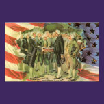 George Washington Inauguration Vintage Poster posters