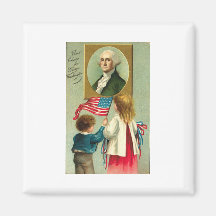George Washington Portrait Refrigerator Magnet