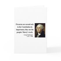 George Washington Quote 6b Greeting Card