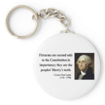 George Washington Quote 6b Key Chains