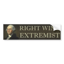 George Washington Right Wing Extremist Bumper Stickers
