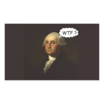 'George Washington Spinning in His Grave' Round Stickers