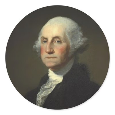 George Washington Sticker by The_Presidents