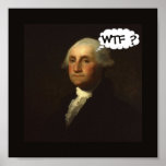 George Washington tournant dans sa tombe Affiches