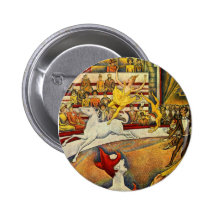 Georges Seurat - Der Zirkus - Circus Button