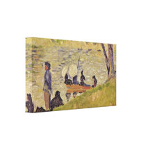 Georges Seurat - Study on La Grande Jatte Gallery Wrap Canvas
