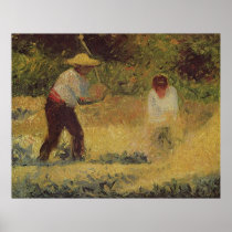 Georges Seurat's Painting: The Quarrymen (1882)