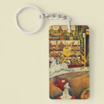Georges Seurat's The Circus (1891) - Clown & Rider key chains