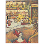 Georges Seurat's The Circus (1891) - Clown & Rider
