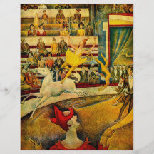 Georges Seurat's The Circus (1891) Custom Flyer