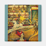 Georges Seurat's The Circus (1891) Refrigerator Magnets