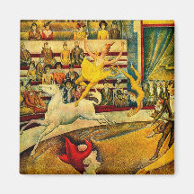 Georges Seurat's The Circus (1891) Magnet
