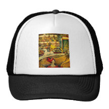 Georges Seurat's The Circus (1891) Mesh Hats