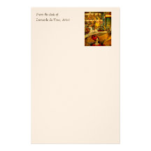Georges Seurat's The Circus (1891) Stationery Design