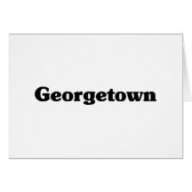 Georgetown Classic t shirts Cards