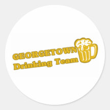 Georgetown Drinking Team tee shirts Stickers