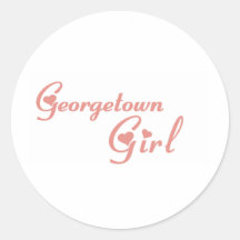 Georgetown Girl tee shirts Sticker
