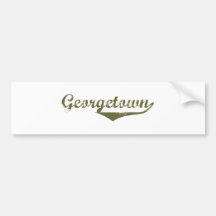Georgetown Revolution t shirts Bumper Sticker